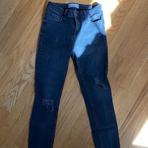 Free People Frayed Skinny Jeans